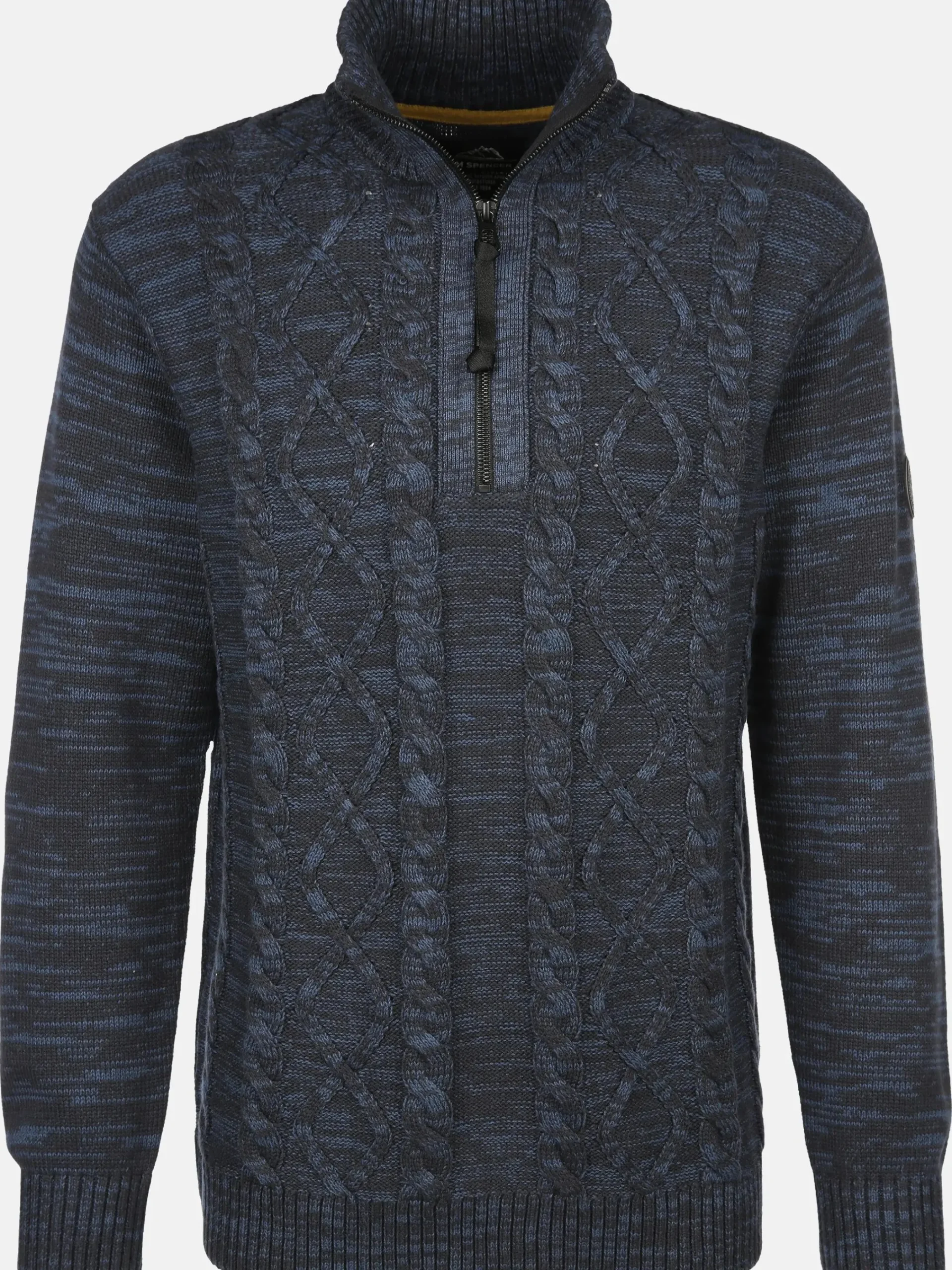 Herren Jim Spencer Herren Stricktroyer mit Zopfmuster