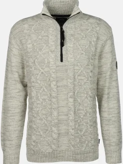 Herren Jim Spencer Herren Stricktroyer mit Zopfmuster