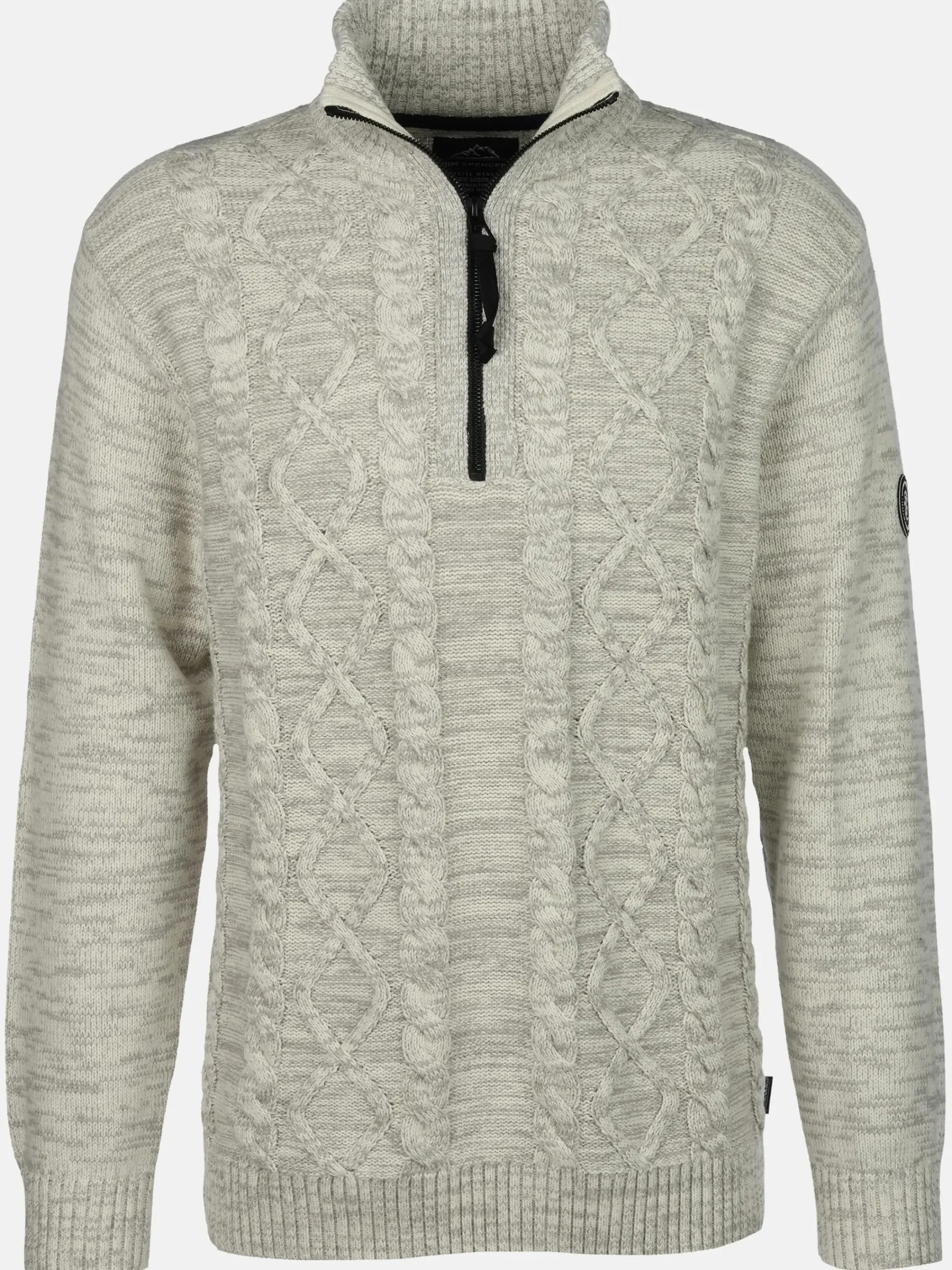 Herren Jim Spencer Herren Stricktroyer mit Zopfmuster