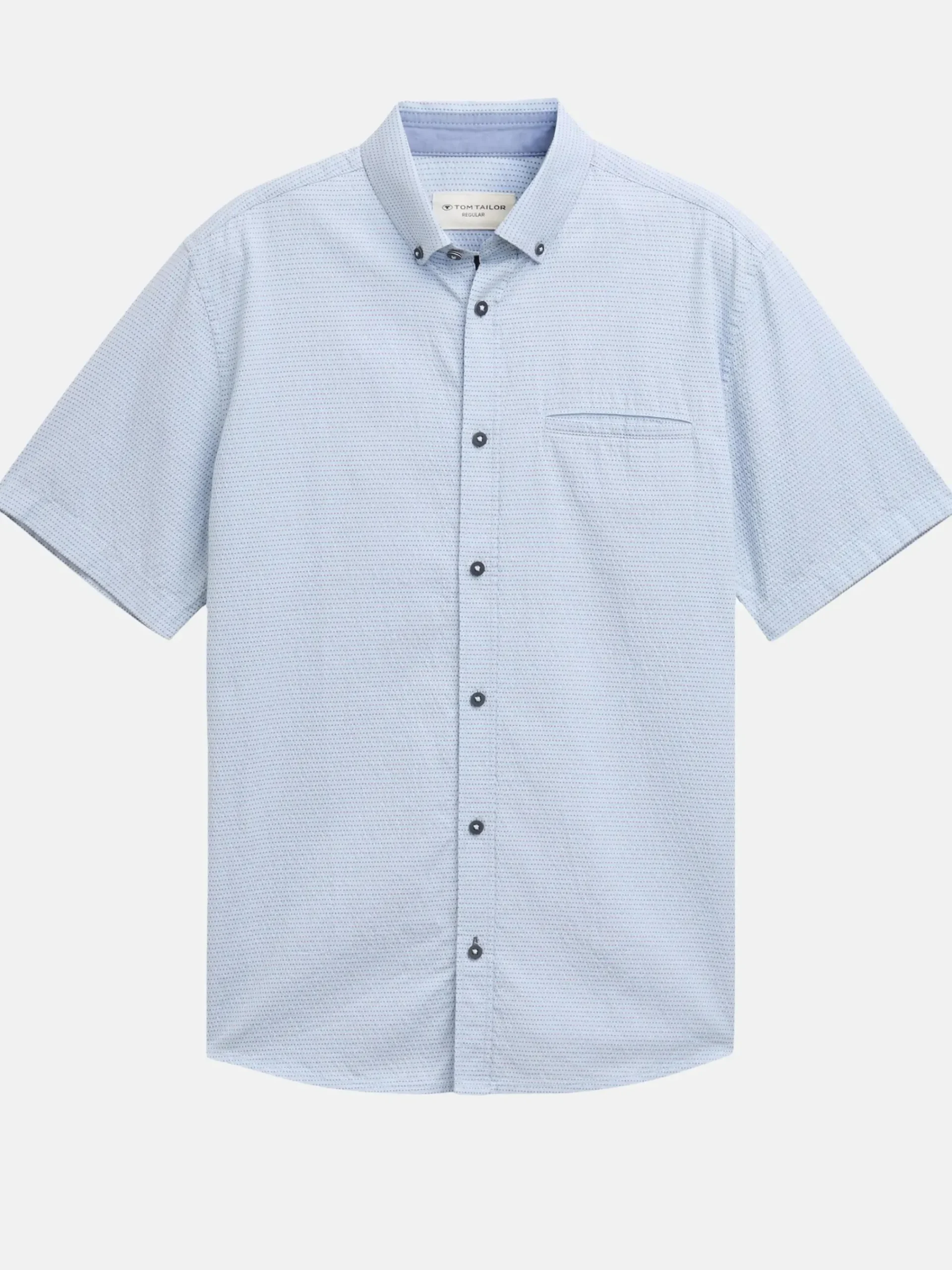 Herren Tom Tailor Herren Strukturhemd mit kurzem Arm