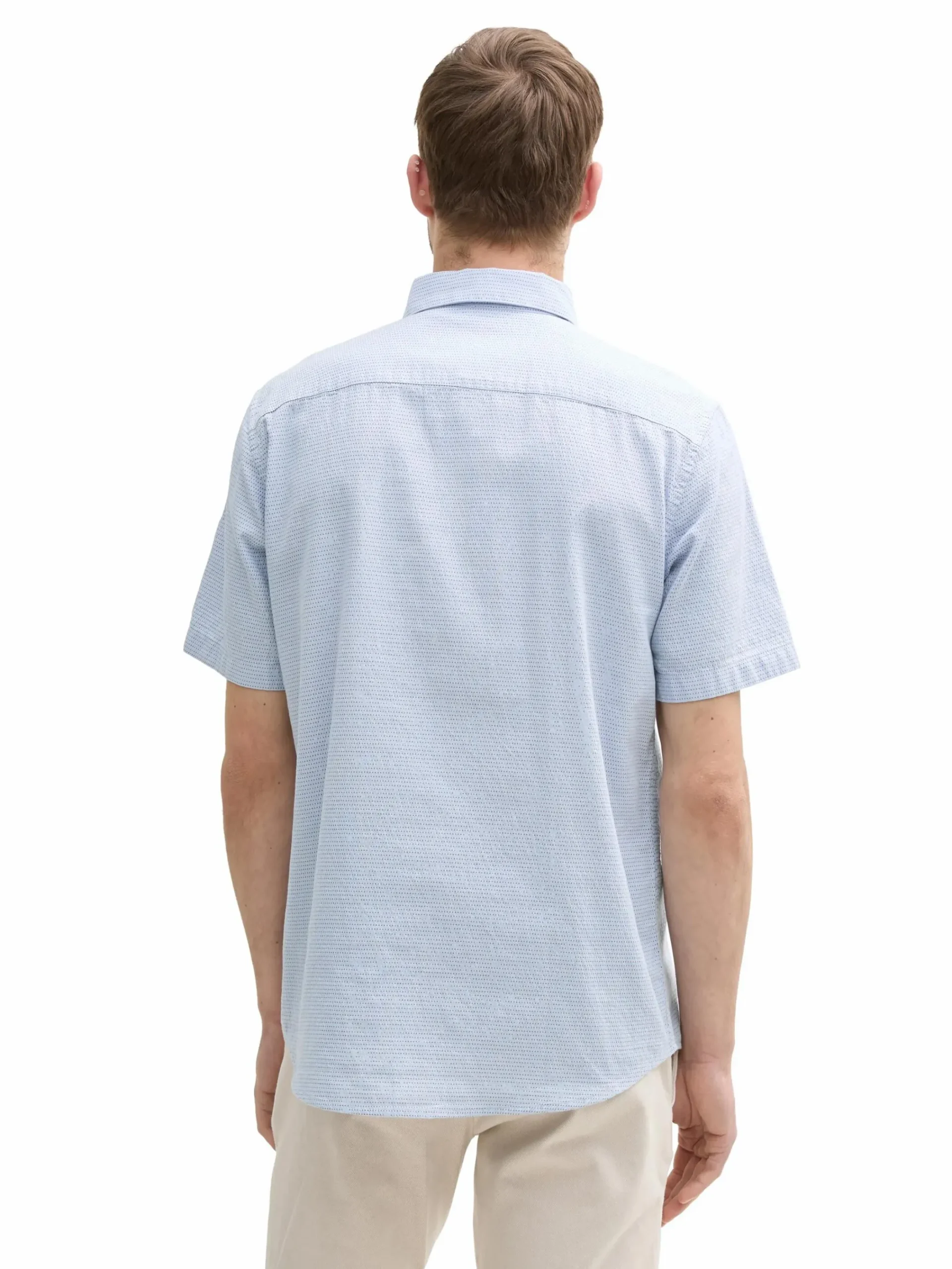 Herren Tom Tailor Herren Strukturhemd mit kurzem Arm