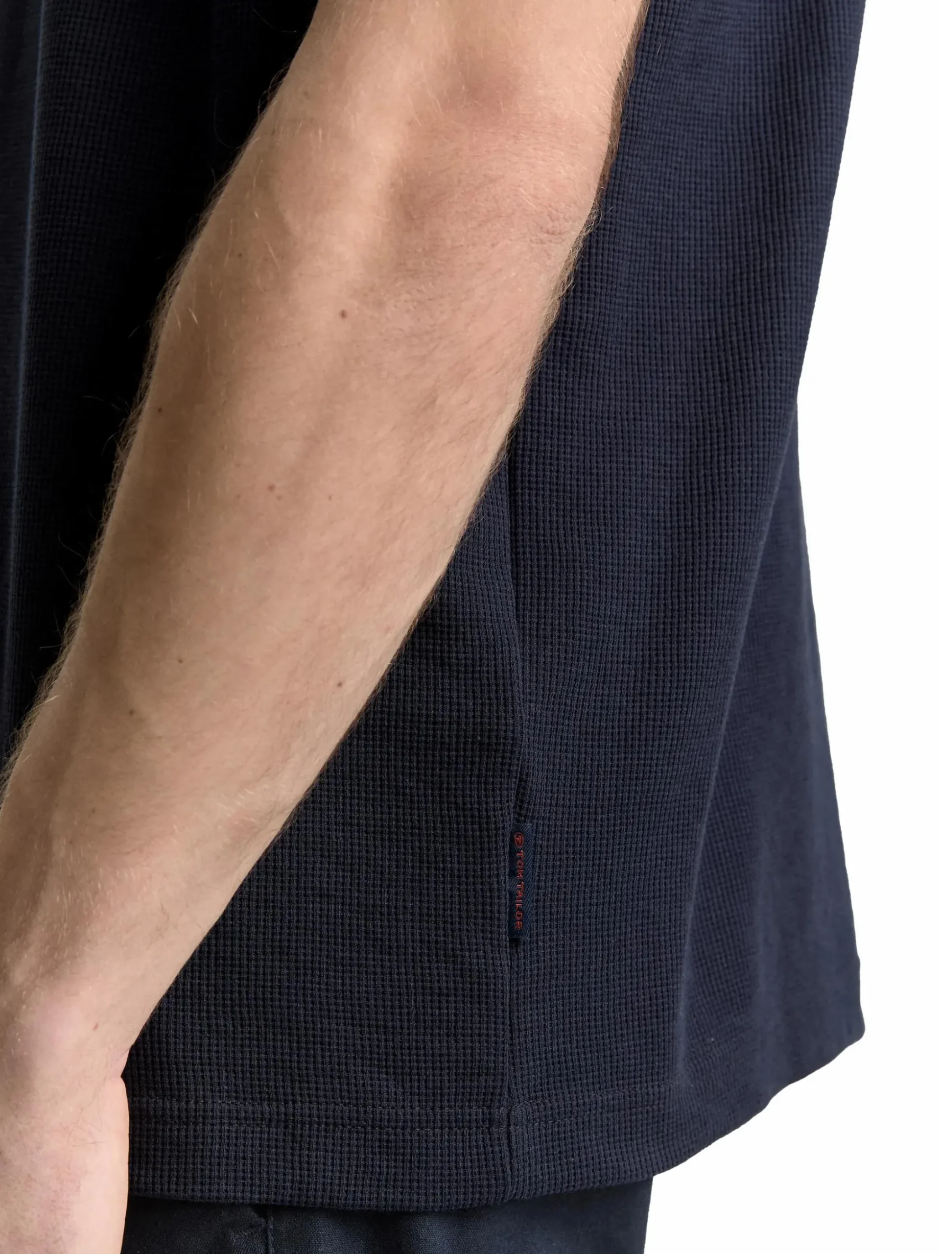 Herren Tom Tailor Herren Strukturshirt unifarben