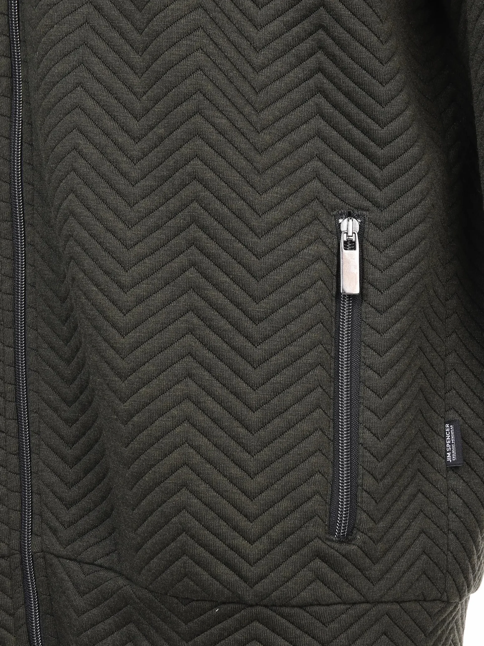 Herren Jim Spencer Herren Sweatjacke mit schöner Struktur