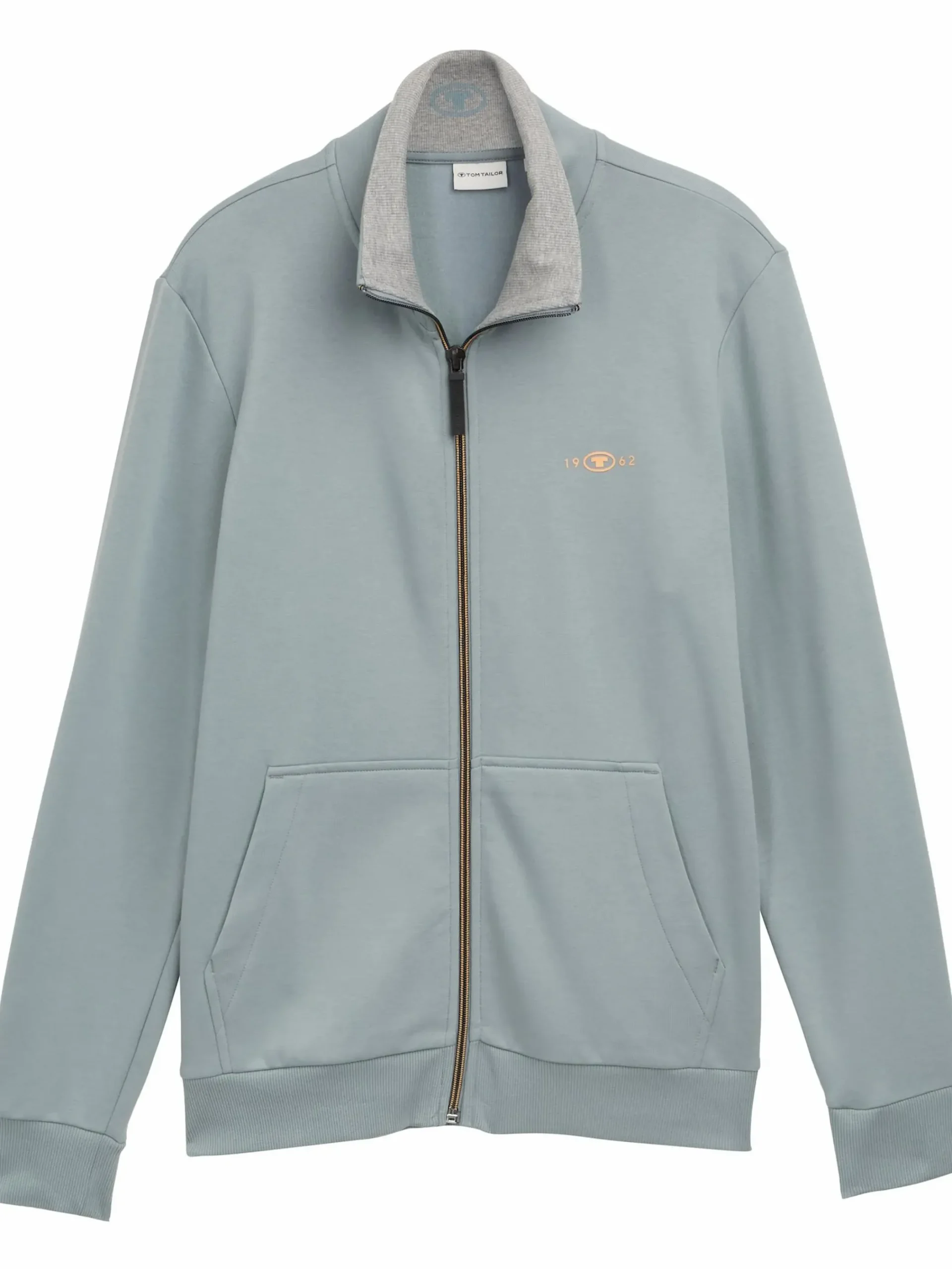 Herren Tom Tailor Herren Sweatjacke mit Stehkragen