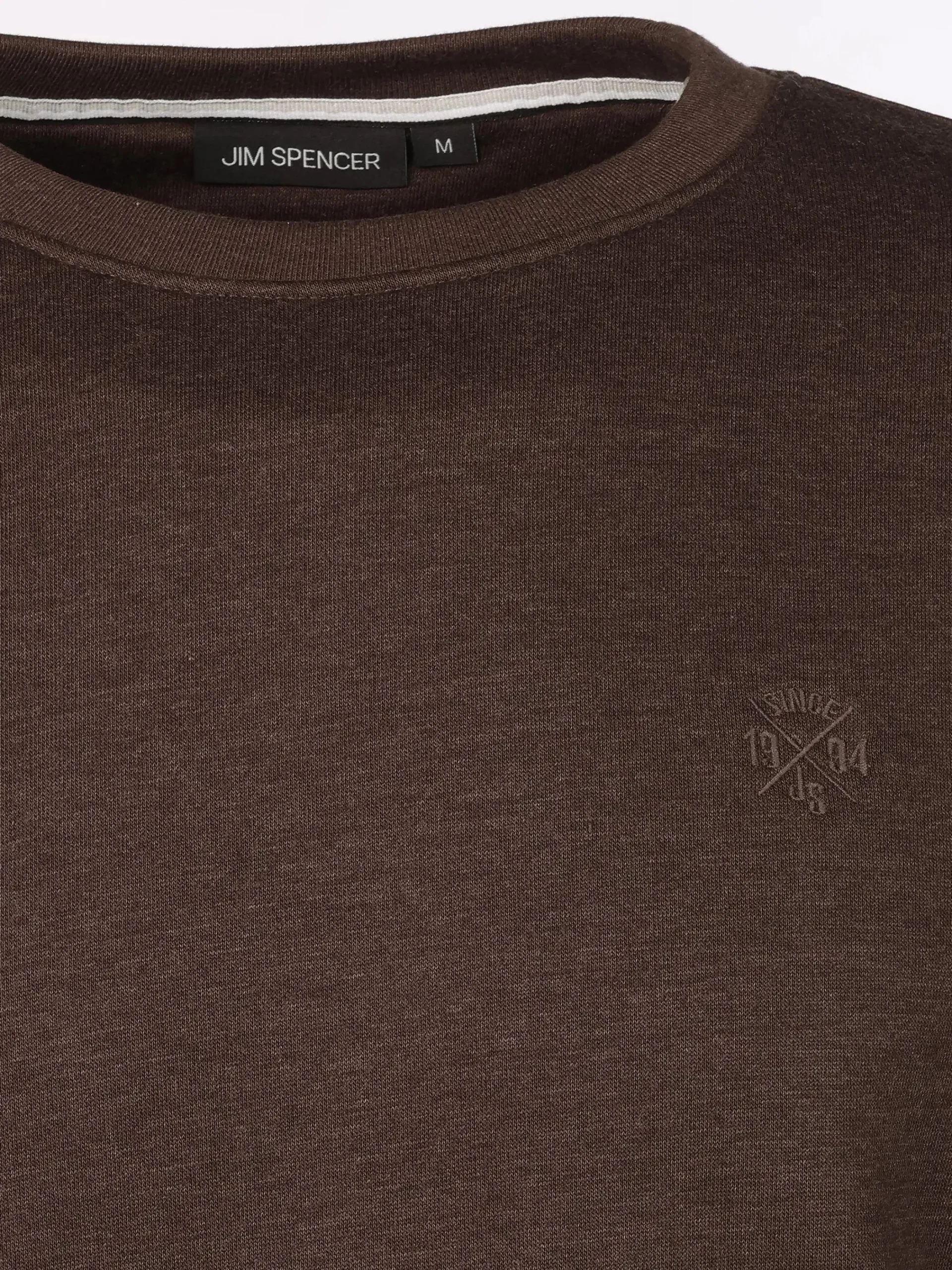 Herren Jim Spencer Herren Sweatshirt in melierter Optik