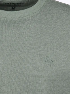 Herren Jim Spencer Herren Sweatshirt in melierter Optik