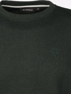 Herren Jim Spencer Herren Sweatshirt in melierter Optik