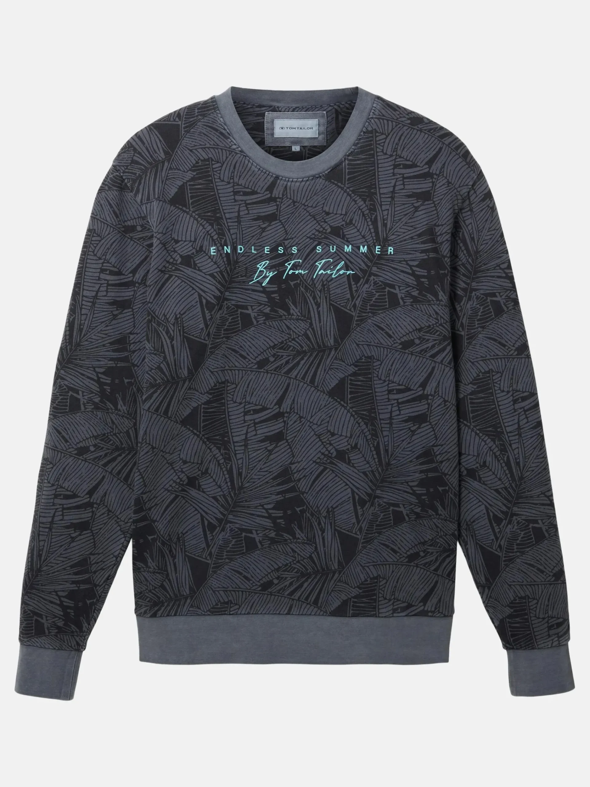 Herren Tom Tailor Herren Sweatshirt mit Jungle Print