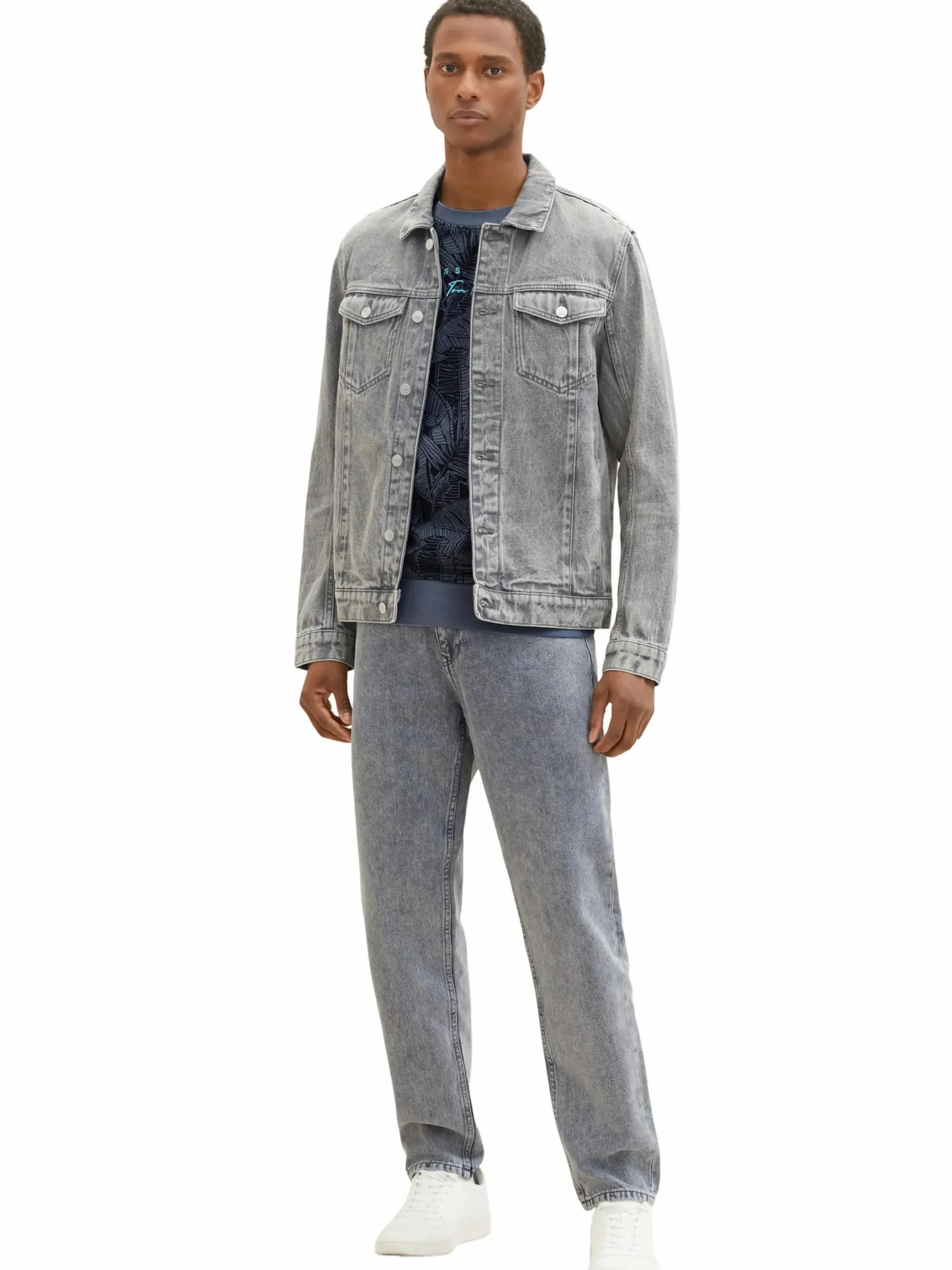 Herren Tom Tailor Herren Sweatshirt mit Jungle Print