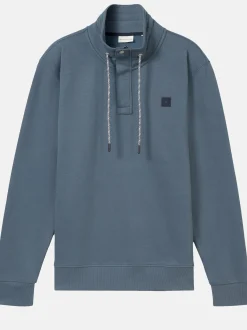 Herren Tom Tailor Herren Sweatshirt mit Stehkragen