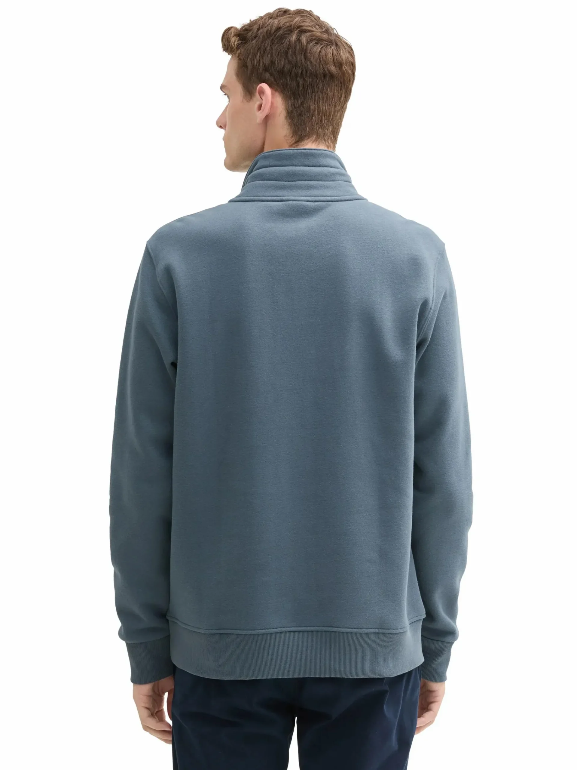 Herren Tom Tailor Herren Sweatshirt mit Stehkragen