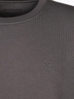 Herren Jim Spencer Herren Sweatshirt mit Stickerei