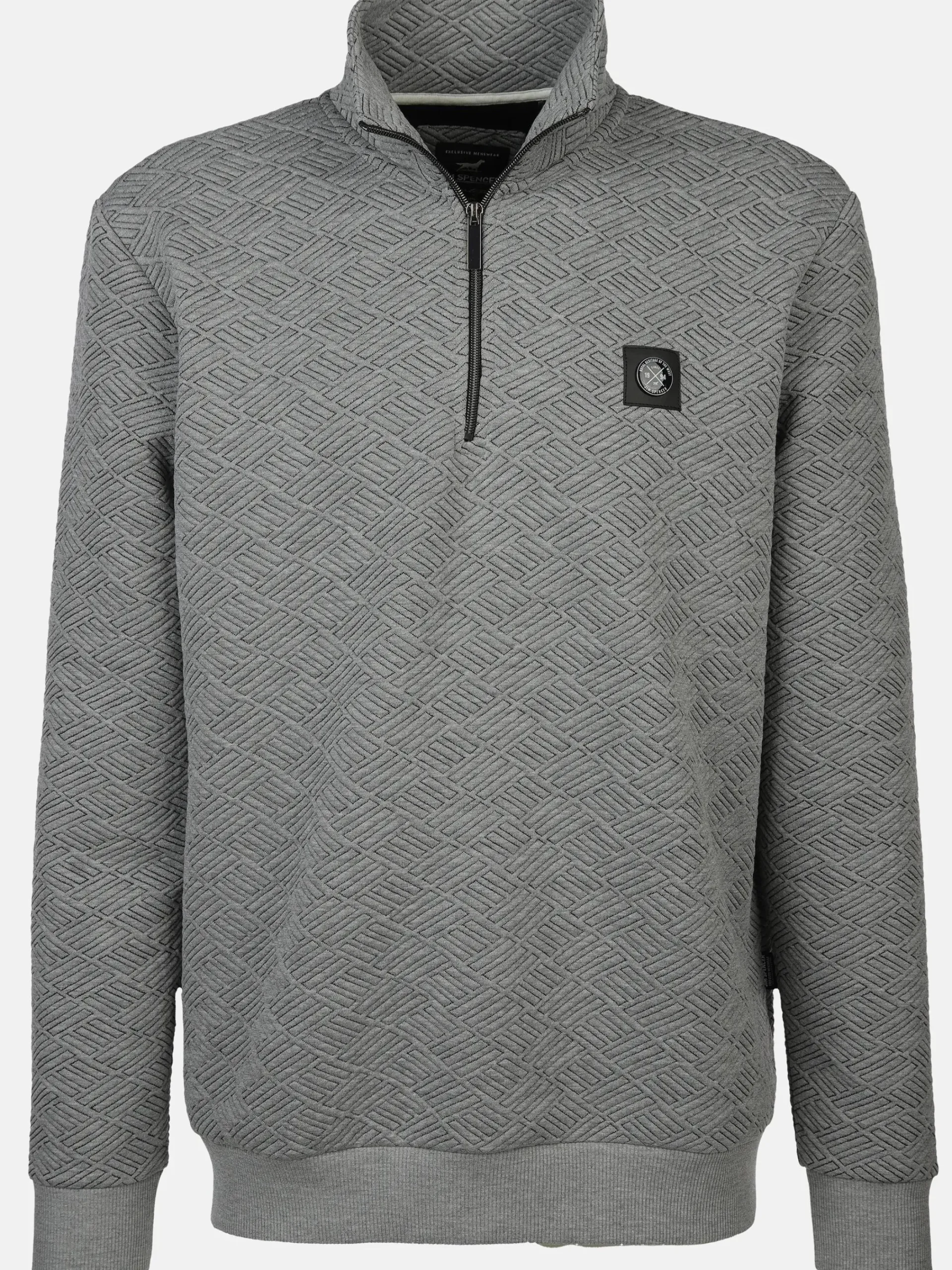 Herren Jim Spencer Herren Sweattroyer mit hübscher Struktur