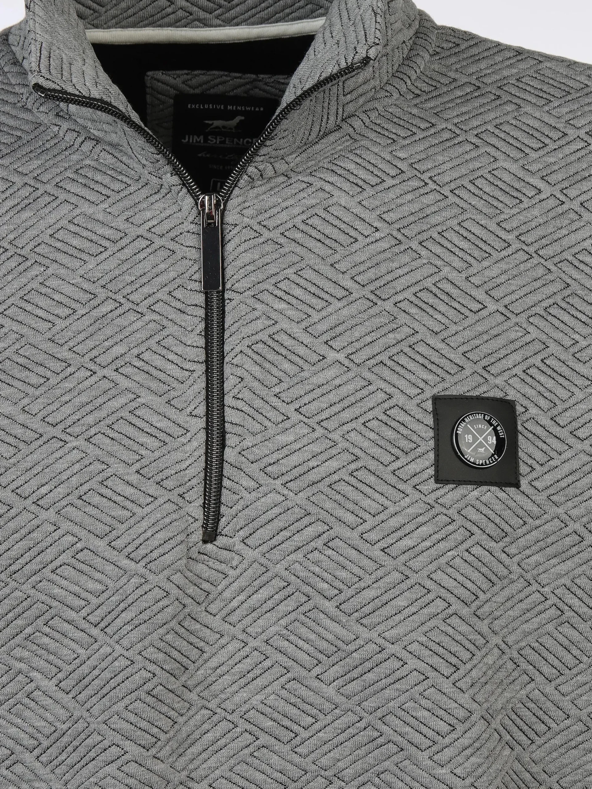 Herren Jim Spencer Herren Sweattroyer mit hübscher Struktur