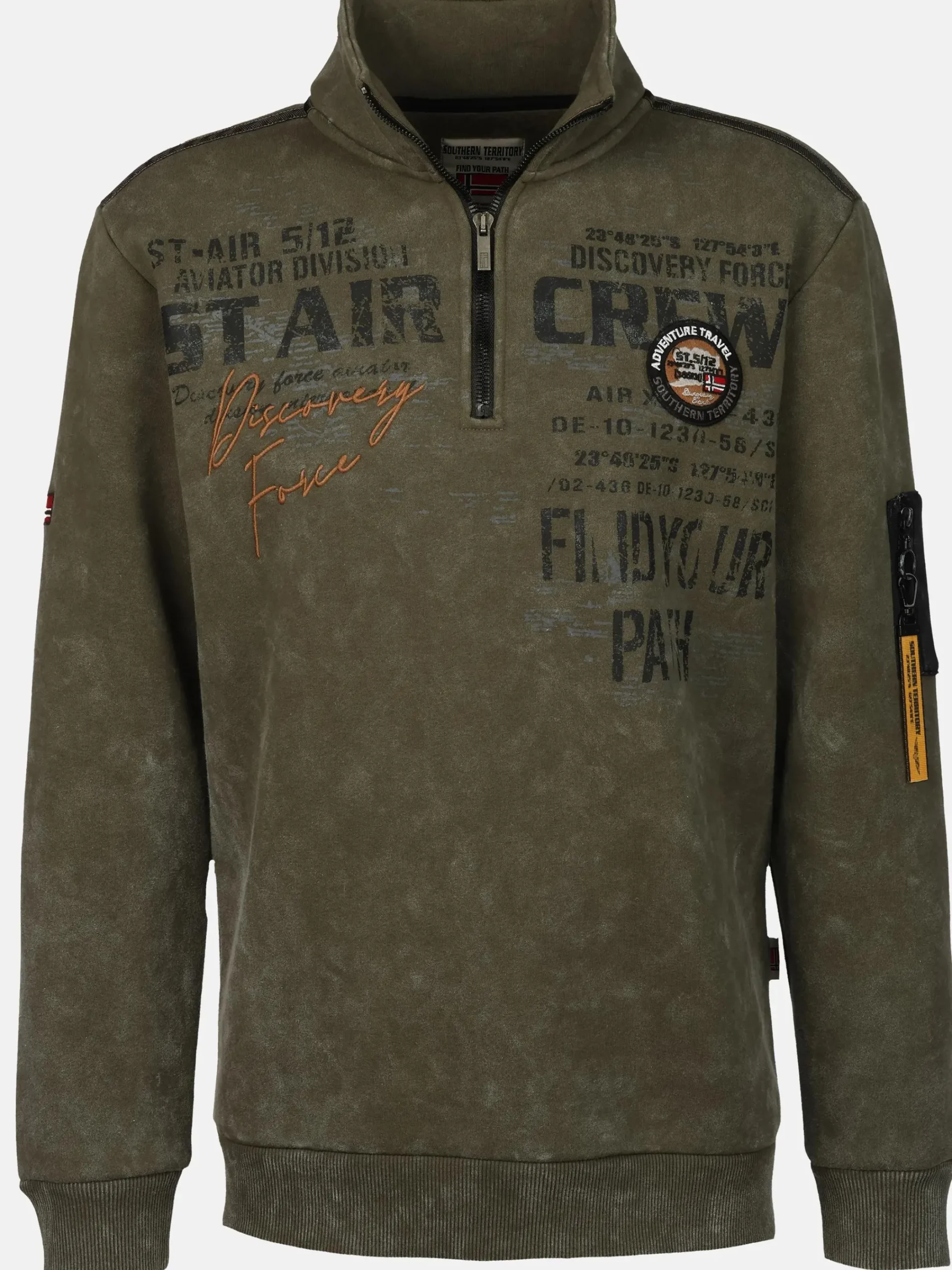 Herren Southern Territory Herren Sweattroyer mit Print