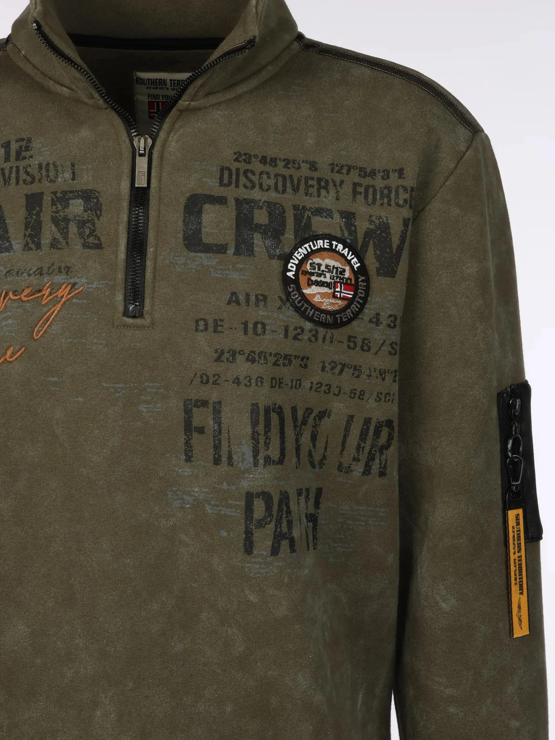 Herren Southern Territory Herren Sweattroyer mit Print