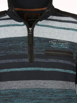 Herren Jim Spencer Herren Sweattroyer mit Streifen