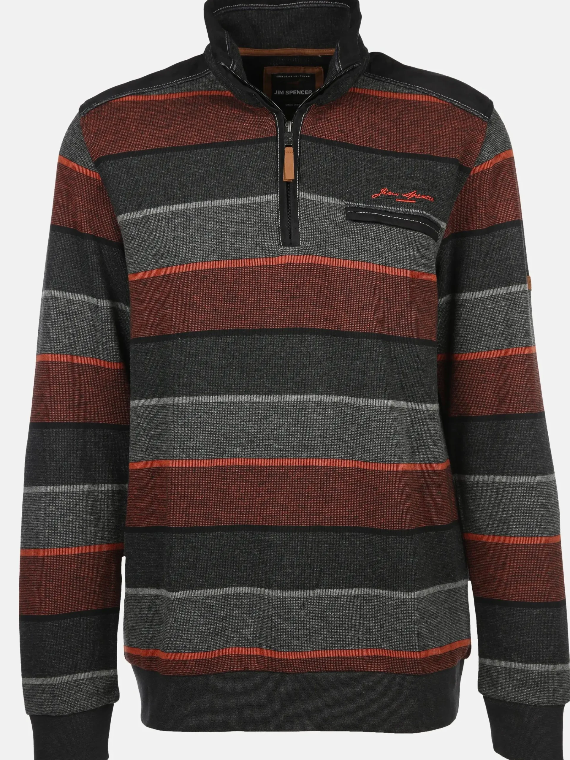 Herren Jim Spencer Herren Sweattroyer mit Streifen