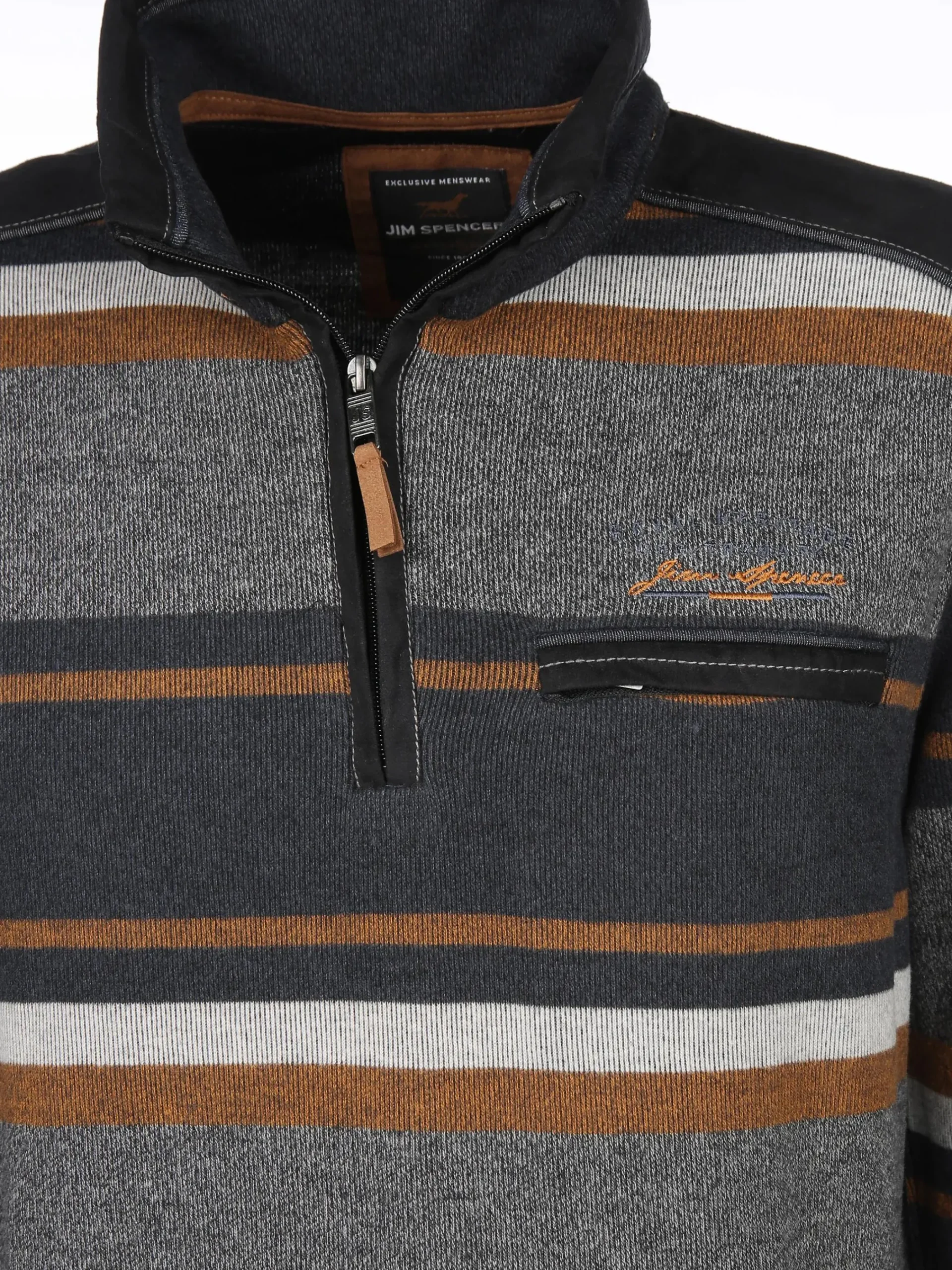 Herren Jim Spencer Herren Sweattroyer mit Streifen