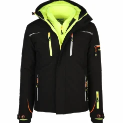 Herren Worker Herren Thermo Arbeitsjacke mit Neondetails