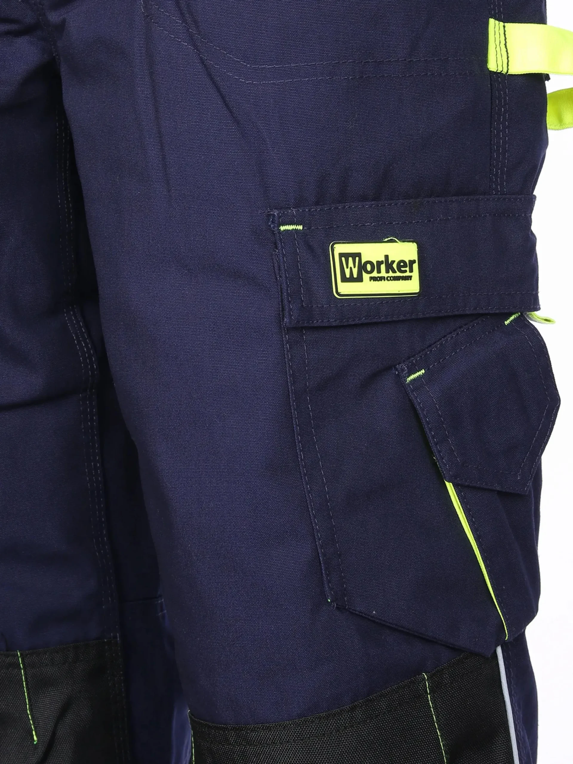 Herren Worker Herren Thermoarbeitshose mit Neondetails