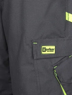 Herren Worker Herren Thermoarbeitshose mit Neondetails