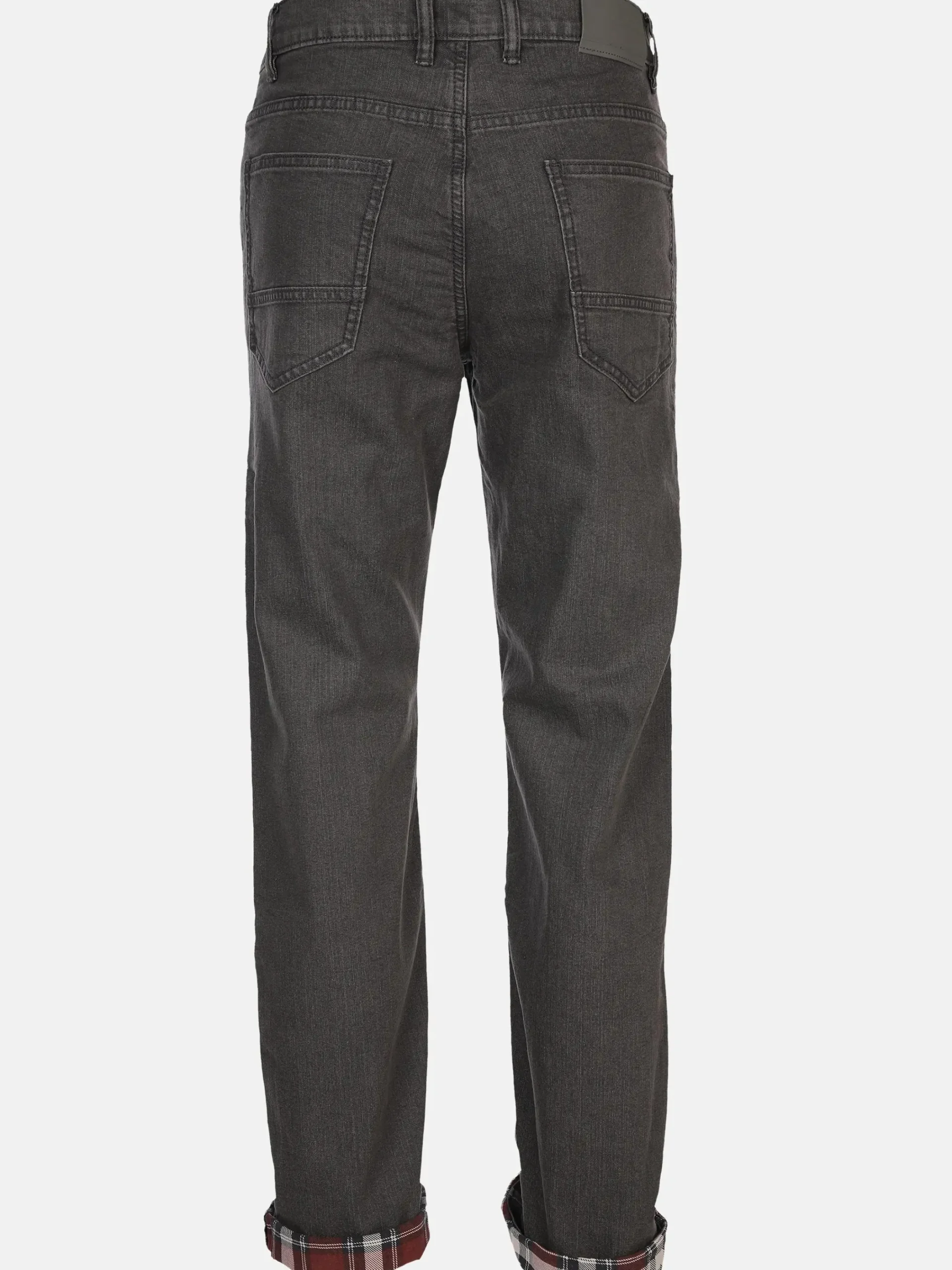 Herren Marcel Battiston Herren Thermojeans mit kariertem Futter