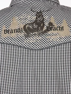 Herren Brandl Tracht Herren Trachtenhemd im Karostyle