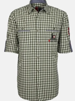 Herren Brandl Tracht Herren Trachtenhemd im Karo-Look