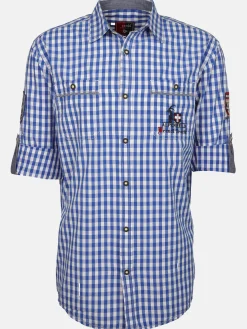 Herren Brandl Tracht Herren Trachtenhemd im Karo-Look