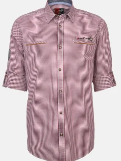 Herren Brandl Tracht Herren Trachtenhemd im Karostyle