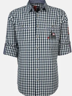 Herren Brandl Tracht Herren Trachtenhemd im Karo-Look