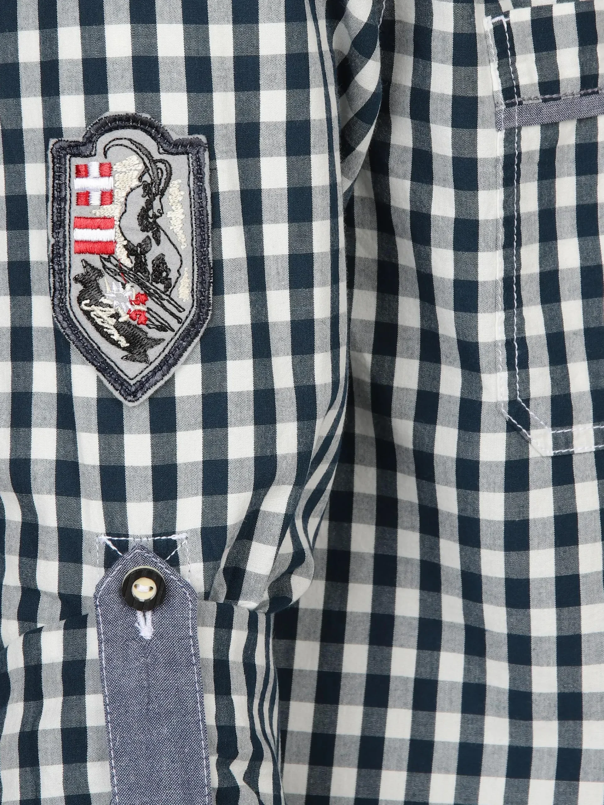 Herren Brandl Tracht Herren Trachtenhemd im Karo-Look