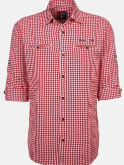 Herren Brandl Tracht Herren Trachtenhemd mit Stickerei