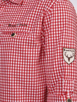 Herren Brandl Tracht Herren Trachtenhemd mit Stickerei