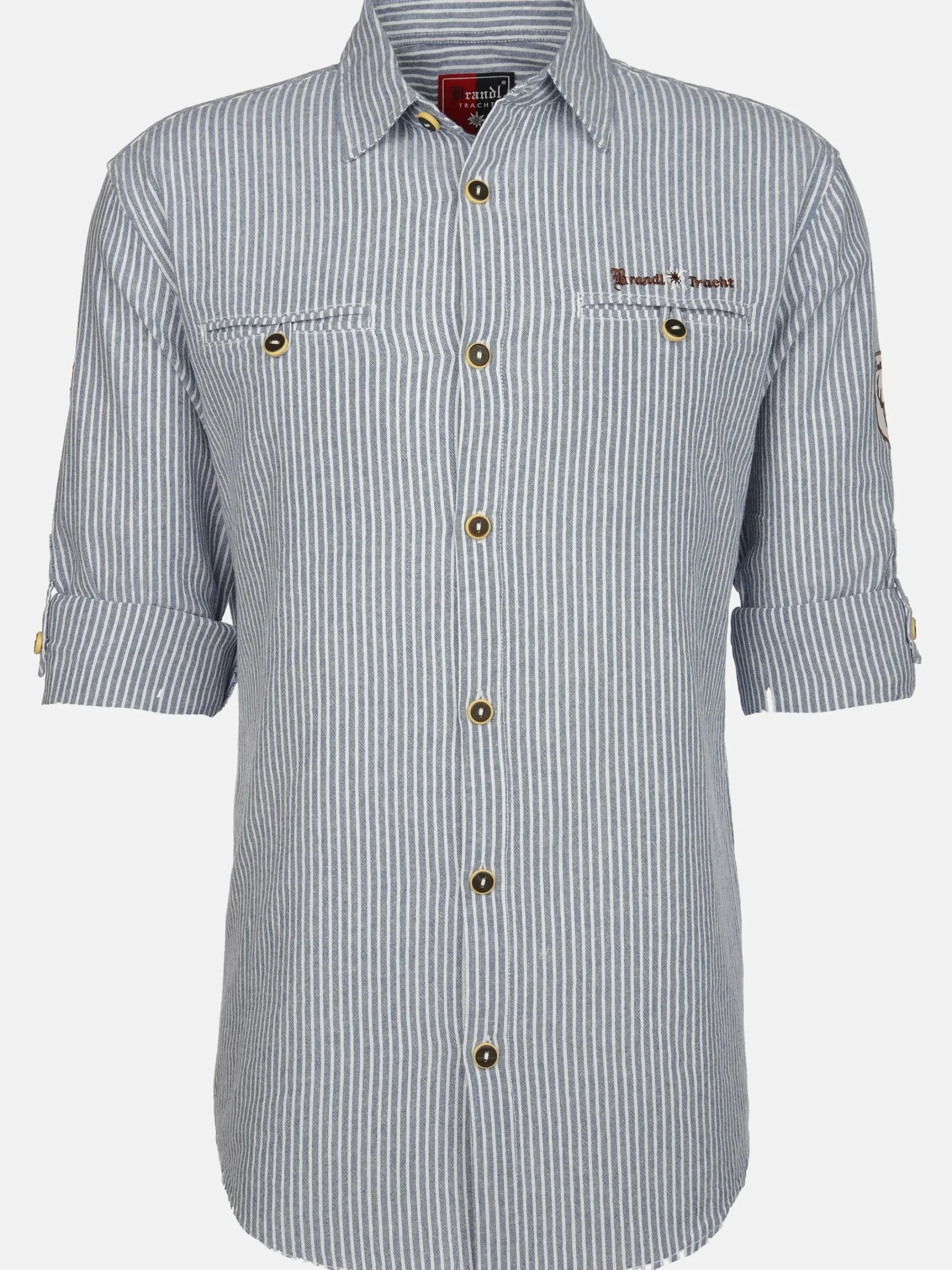 Herren Brandl Tracht Herren Trachtenhemd mit Stickerei