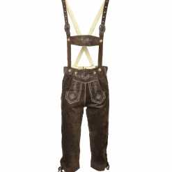 Herren Brandl Tracht Herren Trachtenhose 3/4 lang in Echtleder