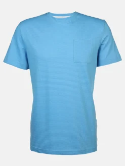 Herren Tom Tailor Herren T-Shirt im durchschimmernden Streifenlook