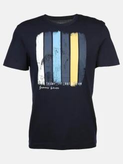 Herren Tom Tailor Herren T-Shirt mit abstraktem Print