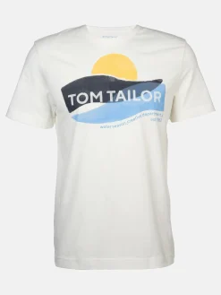 Herren Tom Tailor Herren T-Shirt mit abstraktem Print