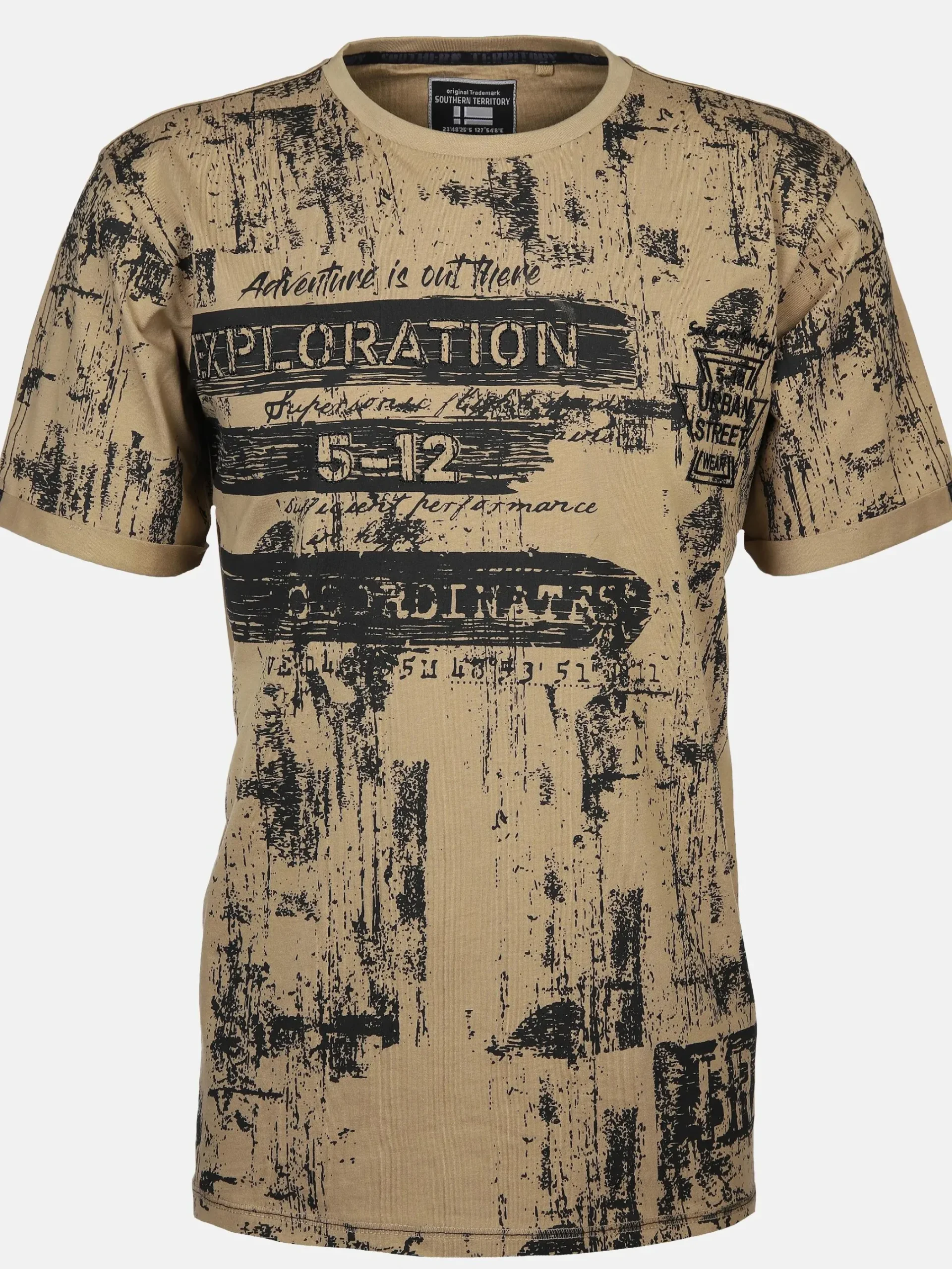 Herren Southern Territory Herren T-Shirt mit Alloverprint und Stickerei