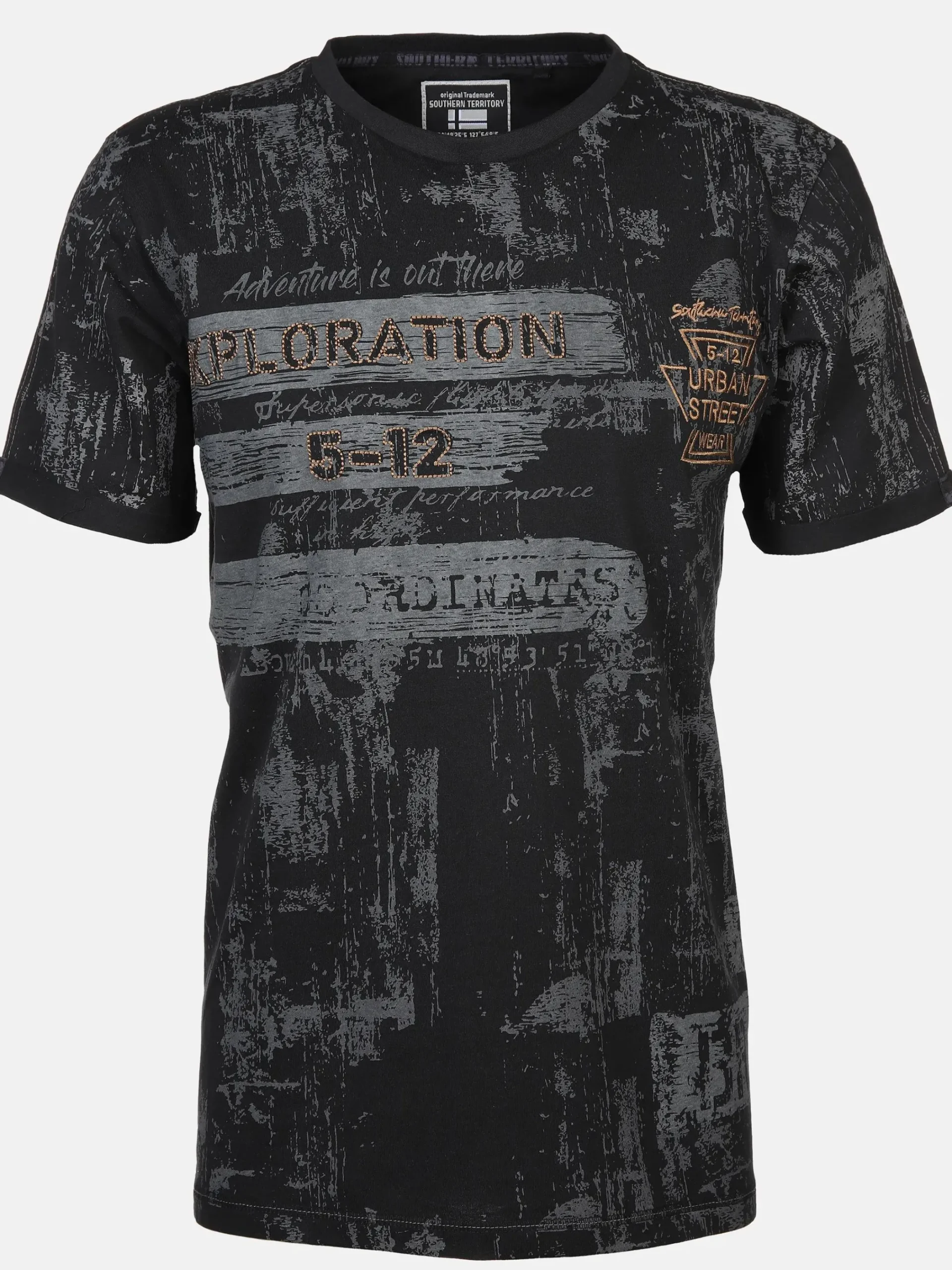 Herren Southern Territory Herren T-Shirt mit Alloverprint und Stickerei