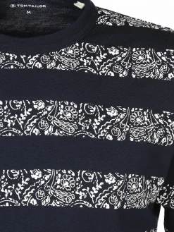 Herren Tom Tailor Herren T-Shirt mit floralem Print