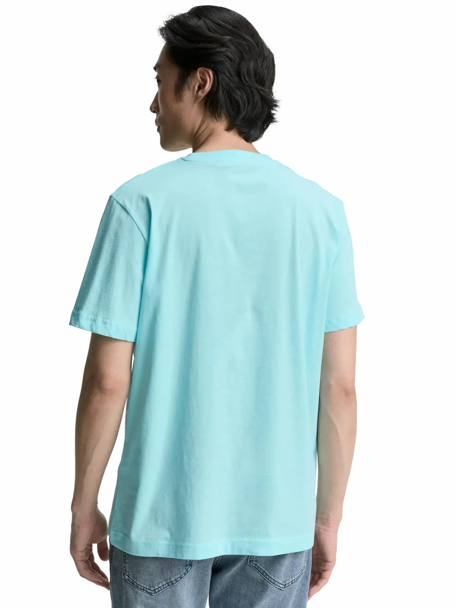 Herren Tom Tailor Herren T-Shirt mit Frontlogoprint