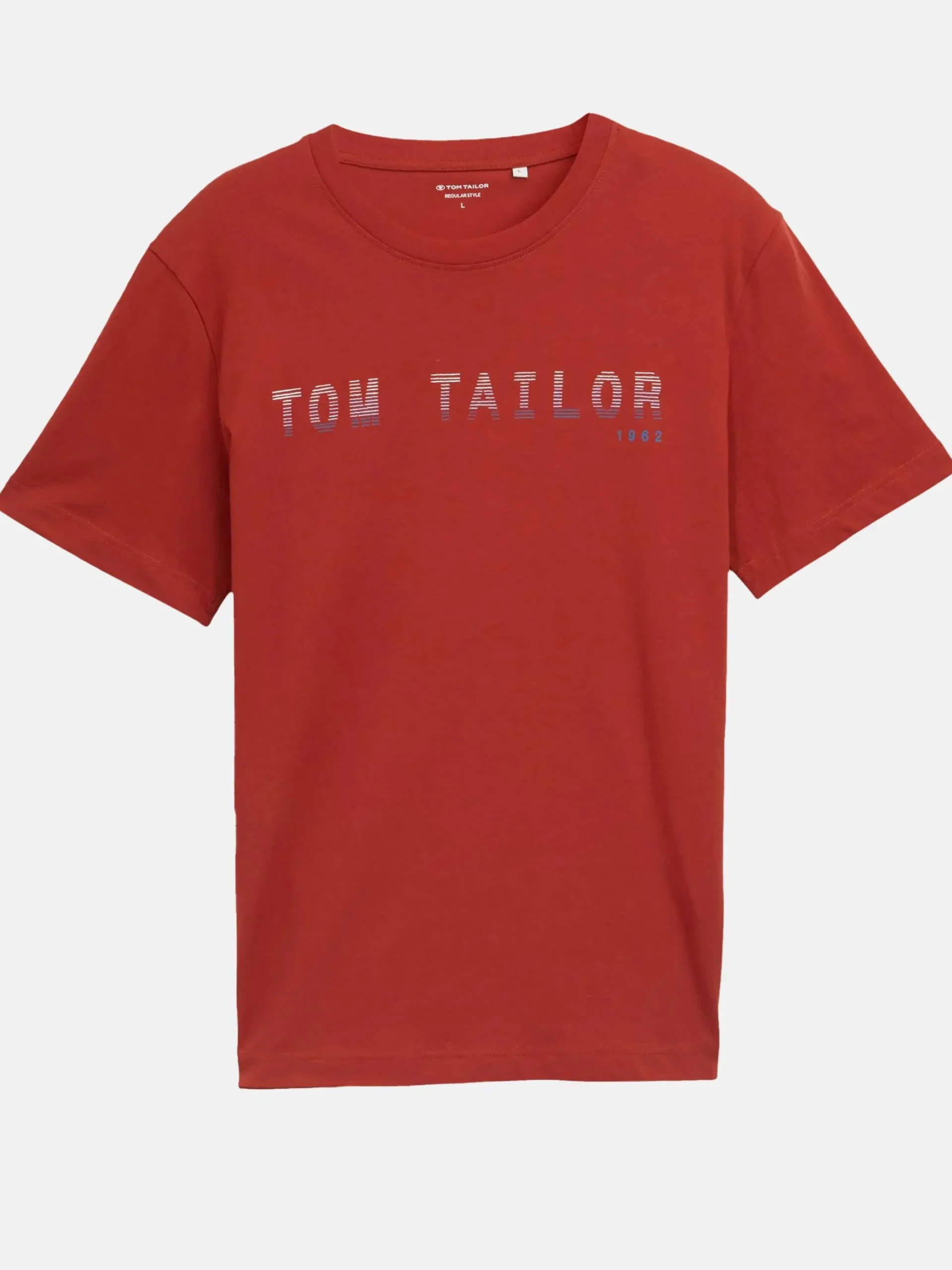 Herren Tom Tailor Herren T-Shirt mit Frontlogoprint