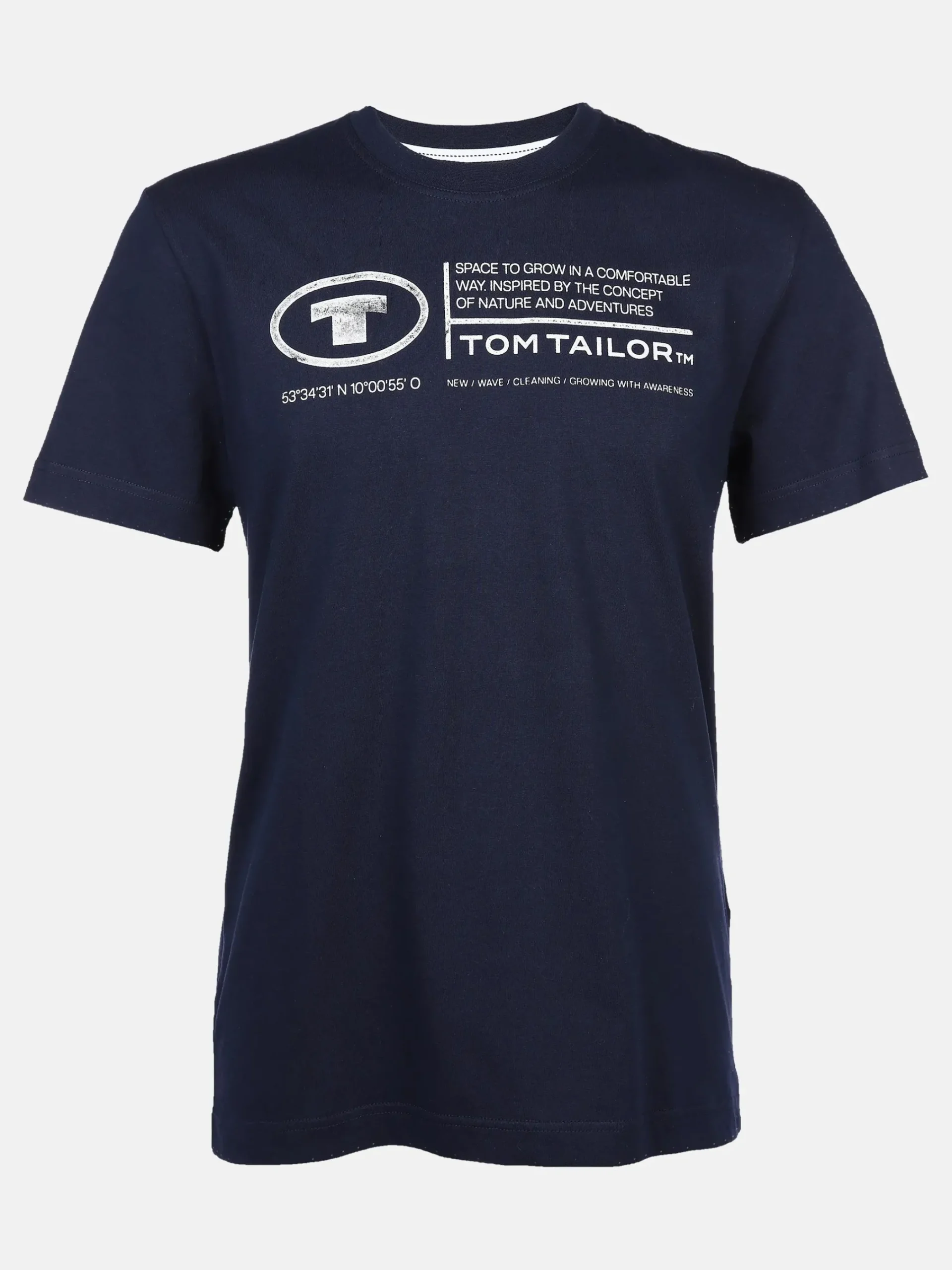 Herren Tom Tailor Herren T-Shirt mit Frontprint