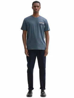 Herren Tom Tailor Herren T-Shirt mit kleinem Print