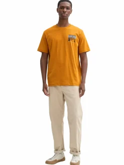 Herren Tom Tailor Herren T-Shirt mit kleinem Print