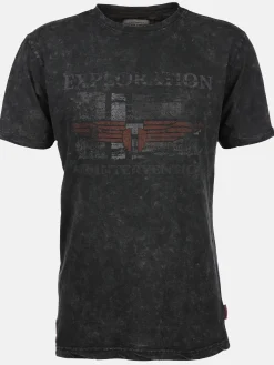 Herren Southern Territory Herren T-Shirt mit Print in Used Optik