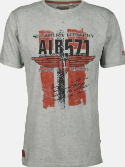 Herren Southern Territory Herren T-Shirt mit Print in Used Optik